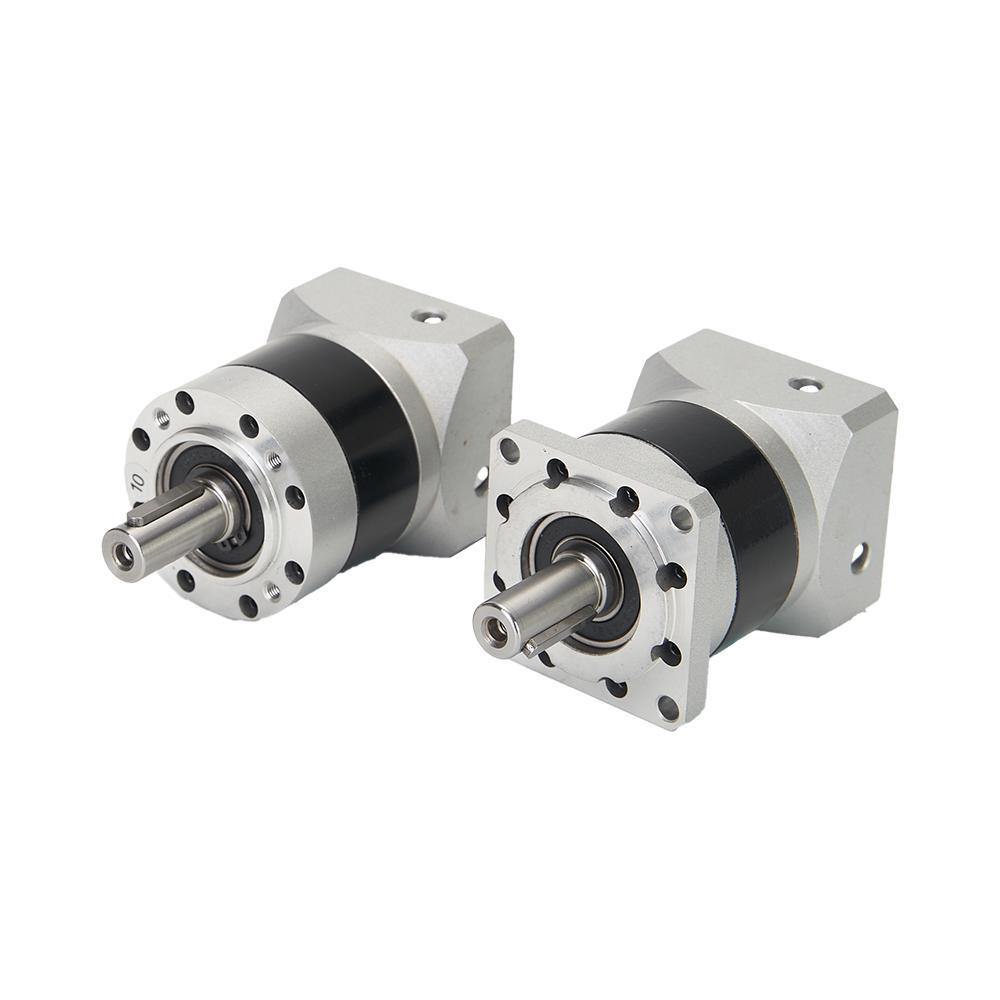Industrial right angle planetary gearbox with standardized mounting flange
