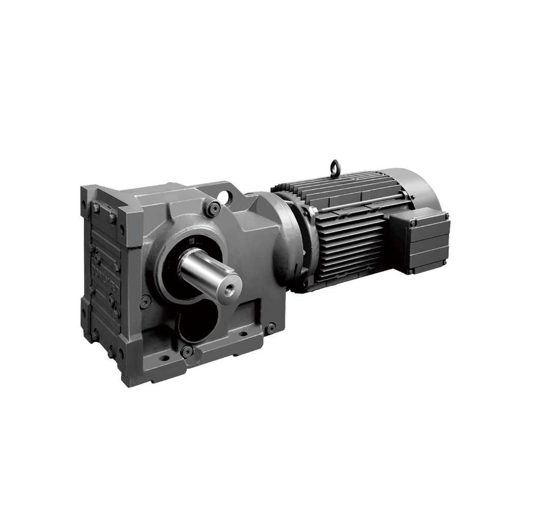 K/KA/KF/KAF Bevel Helical Geared Motor Speed Reducer With Aluminum Motor For Industrial Equipment