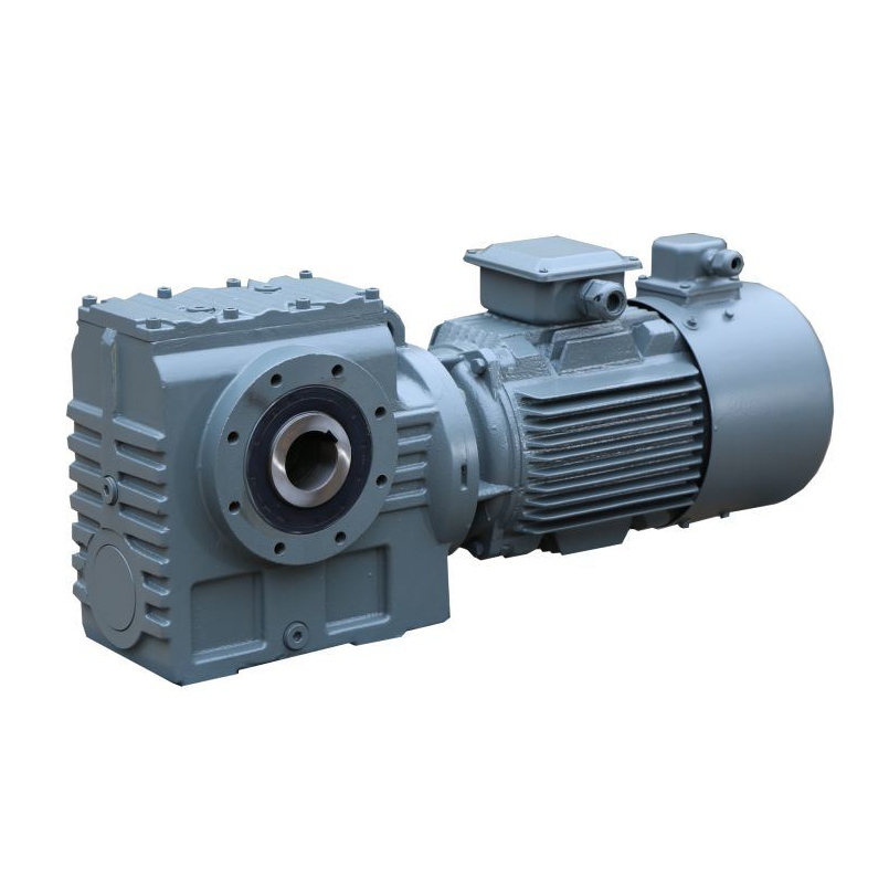 Compact 1S Helical-Worm Geared Motor for tight installation spaces