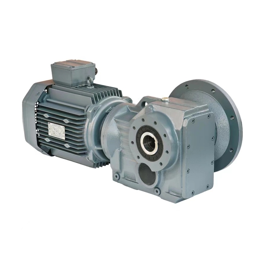 1K Helical Geared Motor showcasing precision-machined internals